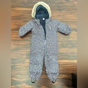 H&M Floral Kids Snowsuit Multicolor